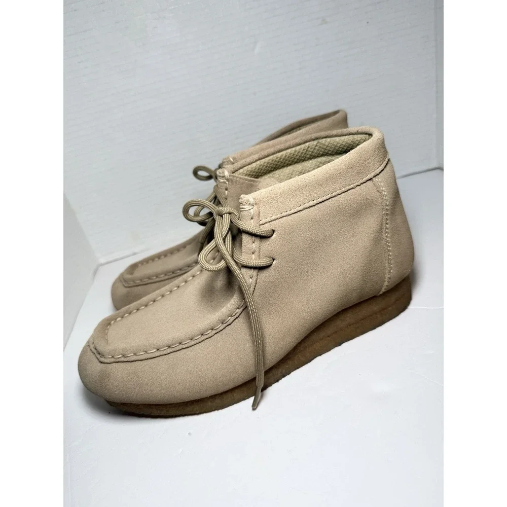 Roper Chukka Desert Boots Tan Suede Lace-Up Comfort Casual Men's Sz 7.5